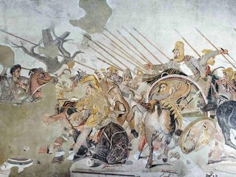 Il mosaico di Alessandro, la battaglia di Isso sepolta dal Vesuvio Mosaico di Alessandro