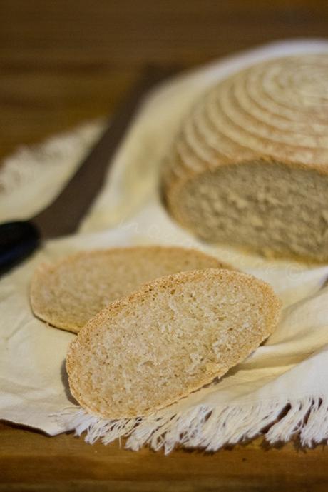 Fetta di pane al farro