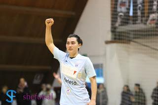 Lucileia, Lazio calcio a 5 femminile, segna il gol del 4-4 contro il Kick off
