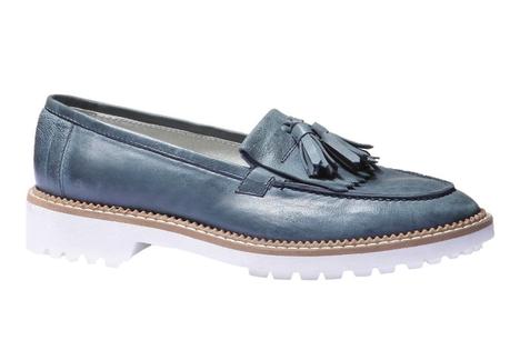 LOAFER DA DONNA IN PELLE CON NAPPE