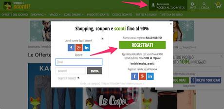 SHOPPING,COUPON E SCONTI SU TEMPODISCONTI.IT