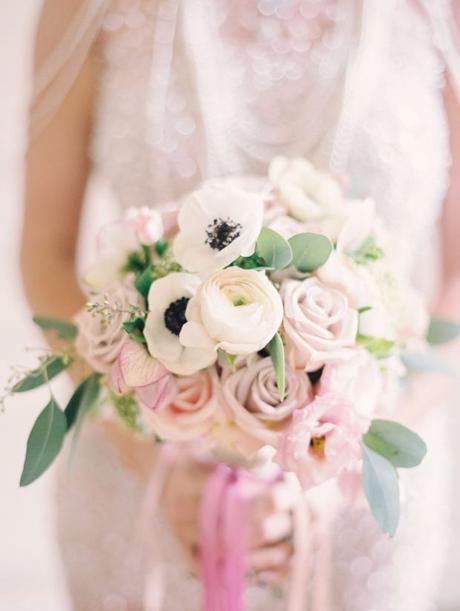 MATRIMONIO IN …. ROSE QUARTZ …. wedding-bouquet-pantone-rose-quartz
