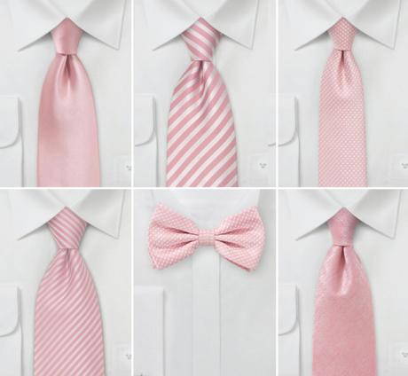 MATRIMONIO IN …. ROSE QUARTZ …. wedding-ties-rose-quartz