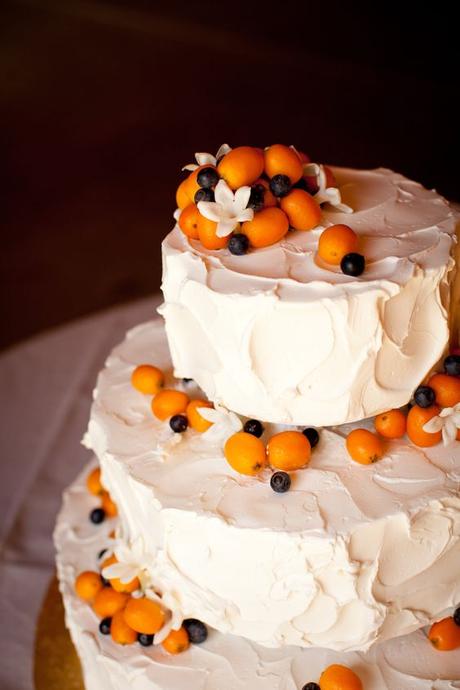 La torta di matrimonio senza pasta di zucchero