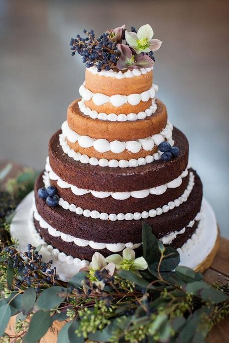 La torta di matrimonio senza pasta di zucchero