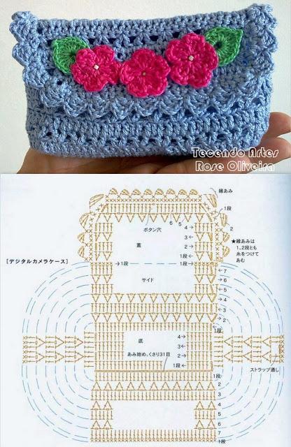 Borse e pochette fai da te 8 schemi crochet gratis