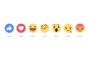 Non solo “mi piace”, su Facebook arrivano le Reactions