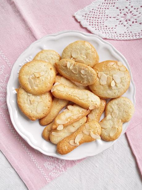 Biscotti alle mandorle e limone (con solo albumi e senza grassi)