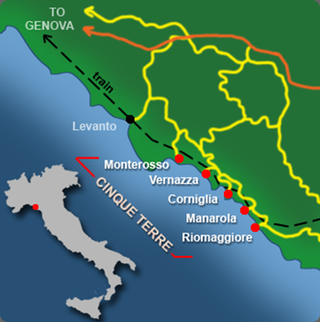 Guida turistica delle Cinque Terre: la perla della Liguria.