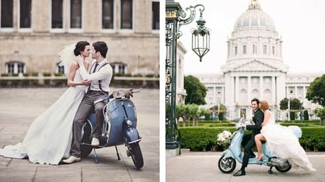 Sposarsi in Vespa: una passione per sempre!