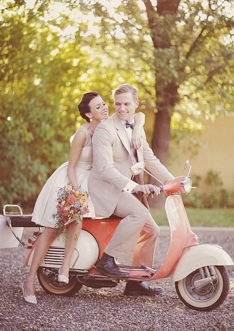 Sposarsi in Vespa: una passione per sempre!