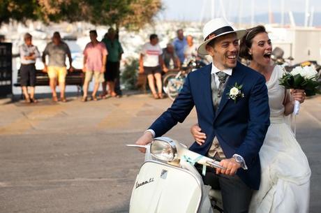 Sposarsi in Vespa: una passione per sempre!
