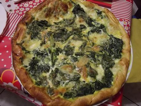 QUICHE CON LE CIME DI RAPA