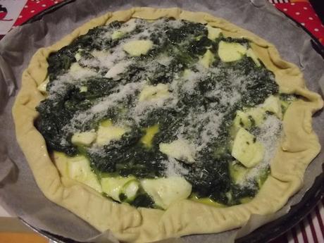 QUICHE CON LE CIME DI RAPA