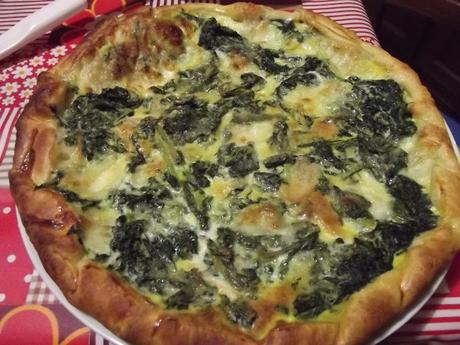 QUICHE CON LE CIME DI RAPA