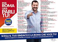Noi con Salvini: scegli il tuo sindaco e la Roma che vuoi tu!