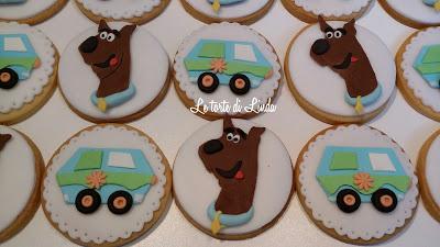 Scooby doo biscotti ricoperti in pasta di zucchero