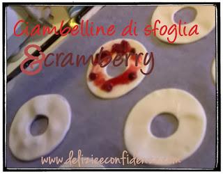 Ciambelline di sfoglia & cramberry
