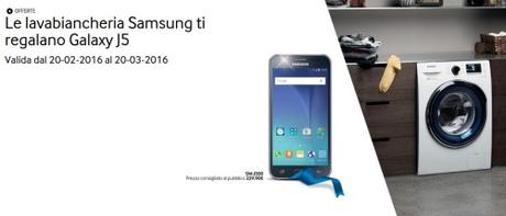 Le lavabiancheria Samsung ti regalano Galaxy J5 SAMSUNG Italia