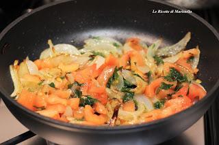 Omelette pomodoro e cipolla