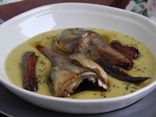 Carciofi e crema di fave