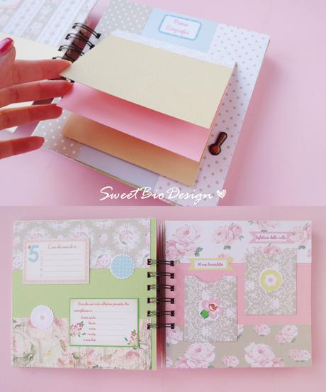 Mini Album Bimba Shabby - Baby Girl Shabby mini album