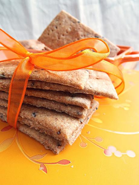 Crackers di segale con lievito madre