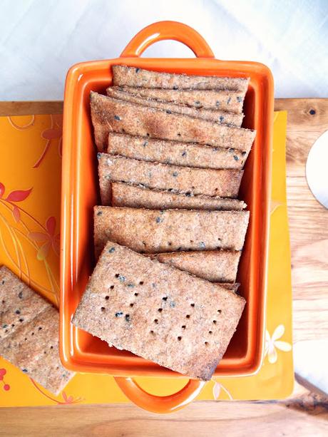 Crackers di segale con lievito madre