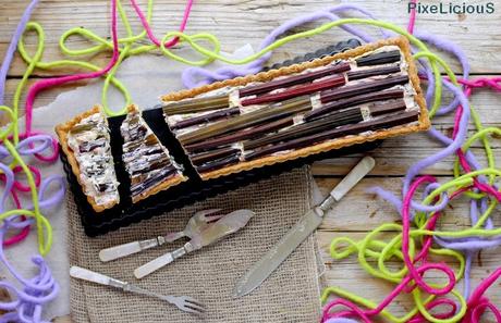 Crostata Salata di Ricotta, Caprino e Biete con Coste Colorate Crostata Salata di Ricotta, Caprino e Biete con Coste Colorate