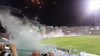 (VIDEO)Nice pyroshow and passion in Liga Deportiva Universitaria de Portoviejo vs Barcelona SC, Ecuador