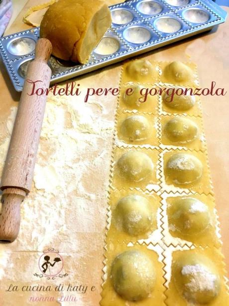 Tortelli pere e gorgonzola