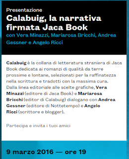 9 marzo presentazione della collana Calabuig