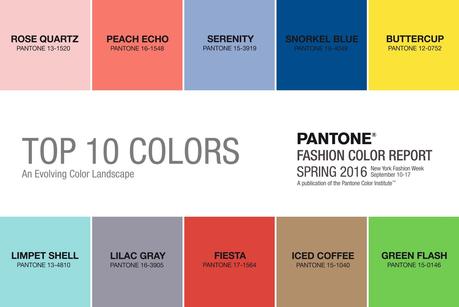 I 10 COLORI TENDENZA SS 2016!