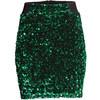 FASHION LOW COST: Black and green paillettes!!