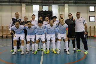 SS Lazio calcio a 5 prima classificata al termine della regular season del campionato Juniores