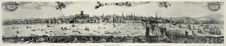 A panorama of London by Claes Visscher, 1616.