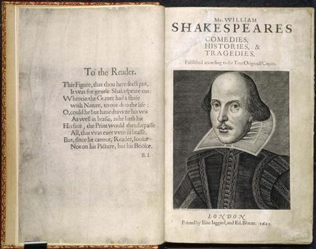 shakespeare Fisrt Folio 1623 British Library