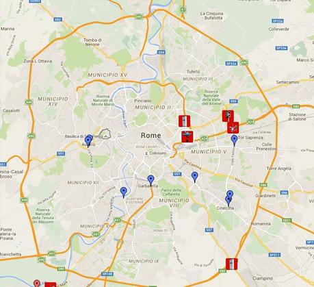 Autovelox Roma 2016, mappa e lista nuovi: elenco punti fissi e mobili con importo multe e tolleranza Autovelox Roma Mappa 2016 1