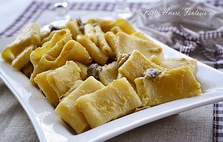 Miezi paccheri alla capa 'e 'mbrello