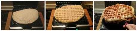 Focaccia farcita waffle