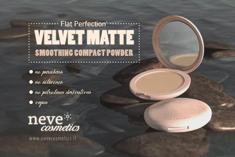 { NOVITA'} NEVE COSMETICS: Linea Flat Perfection - Nuova cipria Velvet Matte