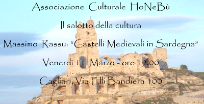 Conferenza sulle torri medievali in Sardegna. Oggi da Honebu.