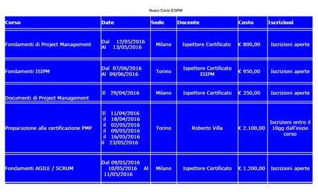 corsiespm Nuovi corsi ESPM