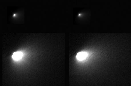 Queste immagini sono state scattate dalla camera HiRISE montata sulla sonda MRO (Mars Reconnaissance Orbiter). Credit: NASA/JPL-Caltech/University of Arizona