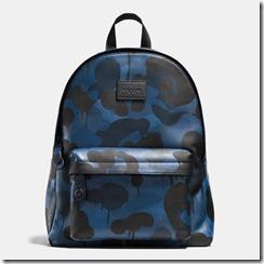Campus Backpack in Refined Pebble Leather_72063_Denim Wild Beast