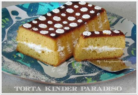 Torta kinder paradiso