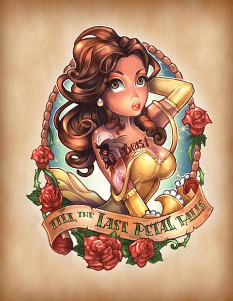 Principesse Disney versione Pin Up