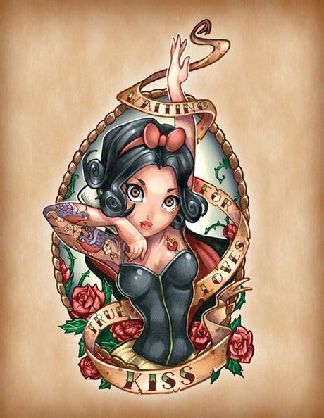 Principesse Disney versione Pin Up