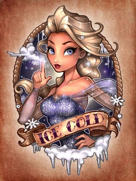 Principesse Disney versione Pin Up Principesse Disney versione Pin Up
