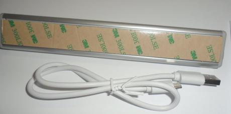 MKQPOWER ricaricabile da incollare USB Anywhere 10 LED di ricarica Wireless Motion Sensing Closet luce del Governo LED Night con striscia magnetica 445